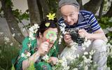 Das Forschungsteam Nin und Phora (Carlo Segginger und Kathrin Fischer).