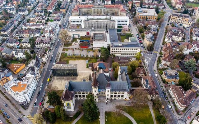 Das Museumsquartier aus der Vogelperspektive