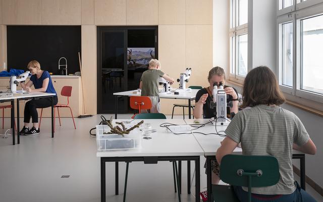Schulbesuch im Naturlabor